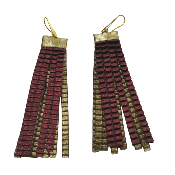 "Plissé" earrings