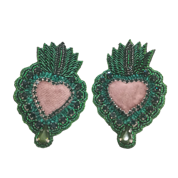 "Sacred heart" earrings