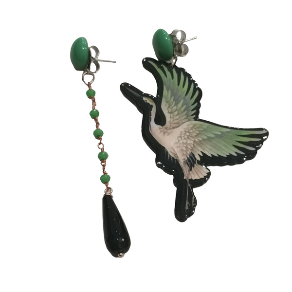 "Crane" earrings