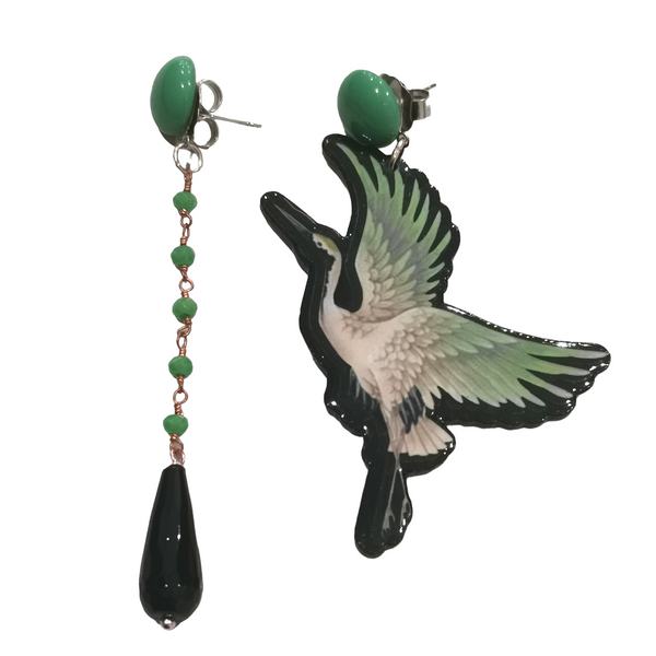 "Crane" earrings