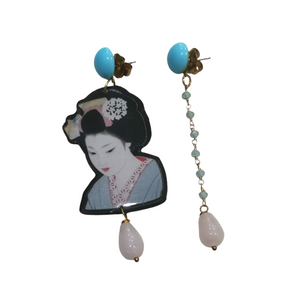 Earrings "Memoirs of a geisha" 